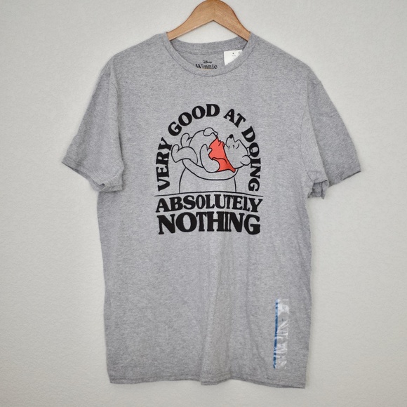 Disney Winnie the Pooh Grey Tee - Large - Picture 5 of 5